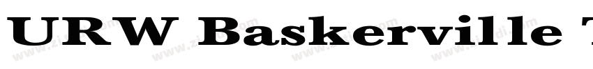 URW Baskerville T Ex字体转换